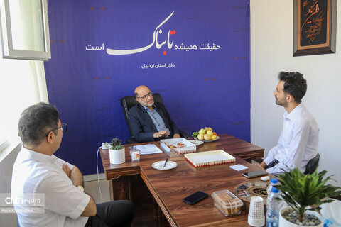 حضور مدیرکل میراث‌فرهنگی، گردشگری و صنایع‌دستی استان اردبیل در دفاتر خبرگزاری‌ها