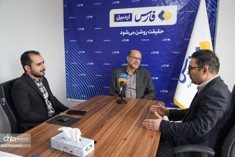 حضور مدیرکل میراث‌فرهنگی، گردشگری و صنایع‌دستی استان اردبیل در دفاتر خبرگزاری‌ها