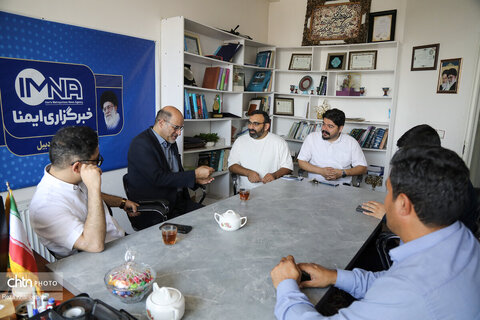 حضور مدیرکل میراث‌فرهنگی، گردشگری و صنایع‌دستی استان اردبیل در دفاتر خبرگزاری‌ها