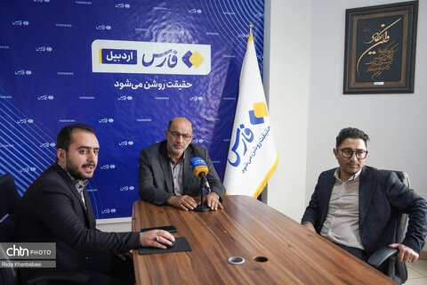 حضور مدیرکل میراث‌فرهنگی، گردشگری و صنایع‌دستی استان اردبیل در دفاتر خبرگزاری‌ها