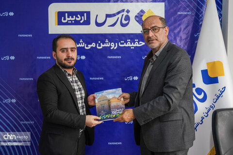 حضور مدیرکل میراث‌فرهنگی، گردشگری و صنایع‌دستی استان اردبیل در دفاتر خبرگزاری‌ها