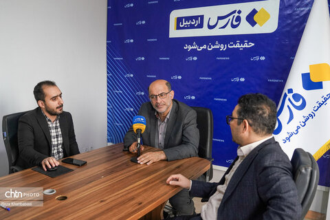 حضور مدیرکل میراث‌فرهنگی، گردشگری و صنایع‌دستی استان اردبیل در دفاتر خبرگزاری‌ها