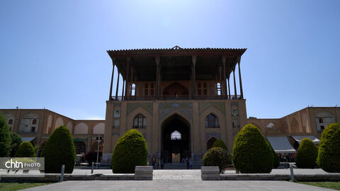 کاخ عالی قاپو اصفهان، همچنان زیبا و پابرجا