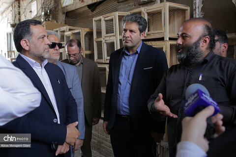 بازدید مسئولان از سرای ملاحسین شهر قم
