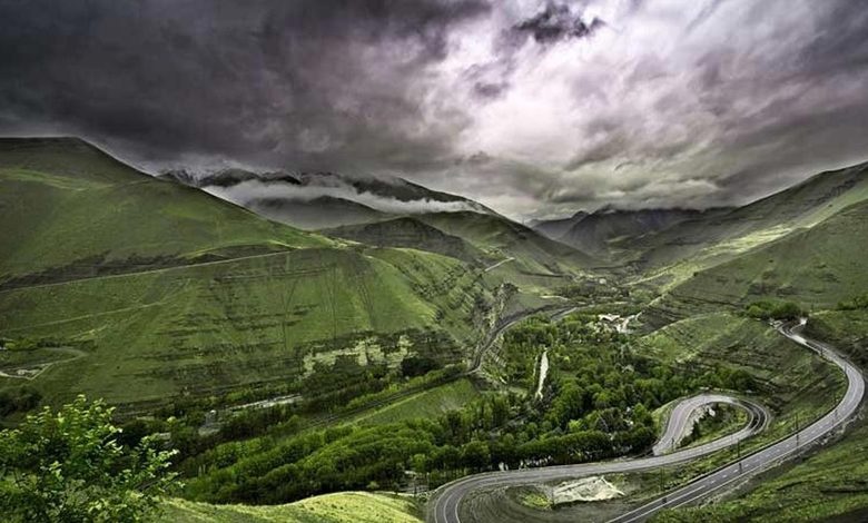 جاده زیبا و گردشگری کرج-چالوس