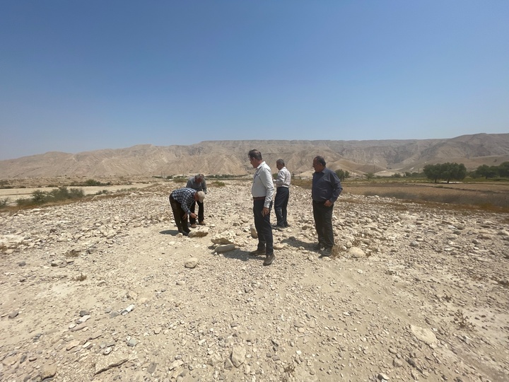 وضعیت تپه پیش‌ازتاریخ «برتش» در روستای بهده پارسیان بررسی شد