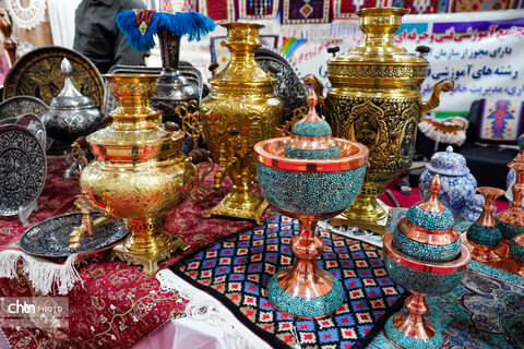 گوشه‌ای از زیبایی‌های هجدهمین نمایشگاه سراسری صنایع‌دستی همدان