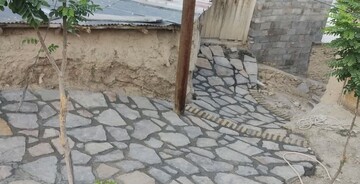 معابر روستای تاریخی جوین سنگفرش می‌شود