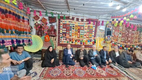 گزارش تصویری از بازدید استاندار کهگیلویه و بویراحمد از ویترین هنر و اصالت دیار زاگرس