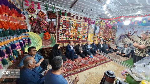 گزارش تصویری از بازدید استاندار کهگیلویه و بویراحمد از ویترین هنر و اصالت دیار زاگرس
