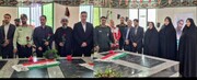 مزار شهدای گمنام رودبار در نخستین روز هفته دولت گلباران شد