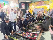 مزار مطهر شهدای  ملارد گلباران شد