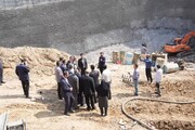بازدید استاندار آذربایجان‌غربی از مراحل ساخت هتل پنج‌ستاره کوردیا در مهاباد