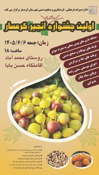 نخستین جشنواره گردشگری انجیر گرمسار برگزار می‌شود