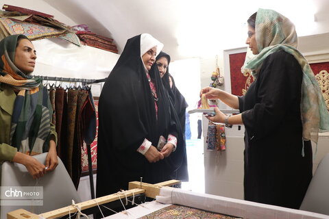 سفر یکروزه مدیرکل آموزش و ترویج صنایع دستی کشور به مناسبت هفته دولت به استان مرکزی
