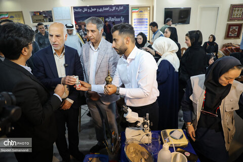آغاز به کار غرفه اداره‌کل میراث‌فرهنگی خوزستان در نمایشگاه هفته دولت