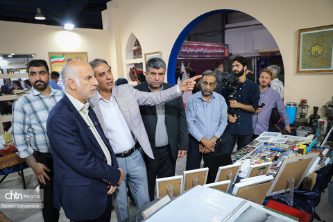 آغاز به کار غرفه اداره‌کل میراث‌فرهنگی خوزستان در نمایشگاه هفته دولت