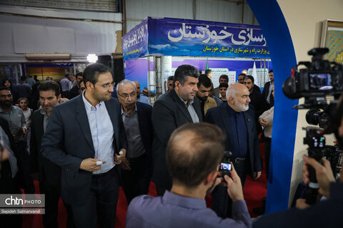 آغاز به کار غرفه اداره‌کل میراث‌فرهنگی خوزستان در نمایشگاه هفته دولت