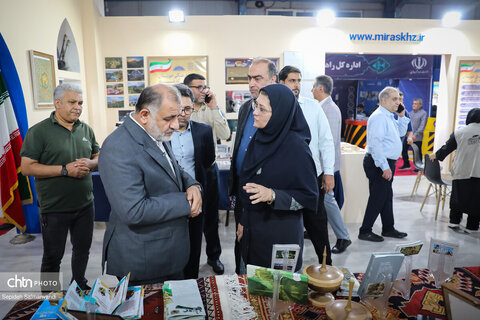آغاز به کار غرفه اداره‌کل میراث‌فرهنگی خوزستان در نمایشگاه هفته دولت