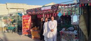 حضور فعالان صنایع دستی میرجاوه در نمایشگاه تولیدات روستاییان و عشایر