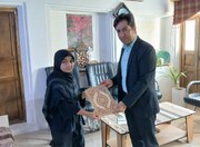 تجلیل از برگزیدگان مسابقات هنری با محور صنایع‌دستی در مهدی‌شهر