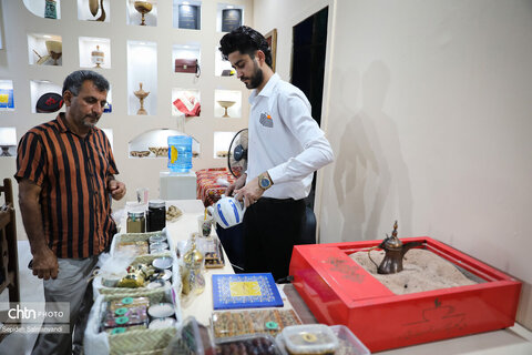 قاب‌هایی از شب دوم غرفه میراث‌فرهنگی خوزستان در نمایشگاه هفته دولت اهواز