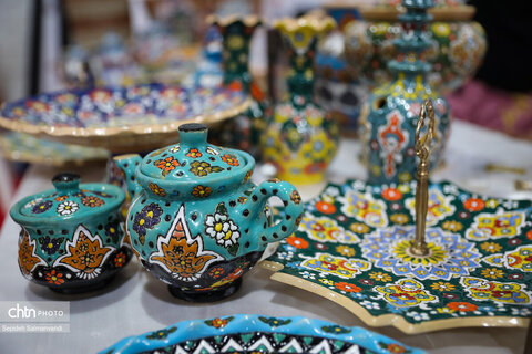 قاب‌هایی از شب دوم غرفه میراث‌فرهنگی خوزستان در نمایشگاه هفته دولت اهواز