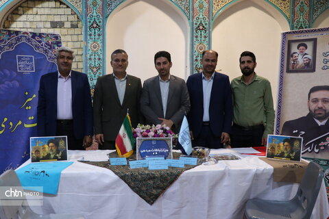 برگزاری میز خدمت ادارات در مصلی بزرگ امام خمینی شهر اراک