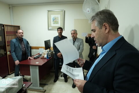 بازدید دکتر ندائی  از اداره کل خراسان رضوی و گفت‌وگوی صمیمانه با کارکنان میراث فرهنگی،گردشگری و صنایع دستی استان
