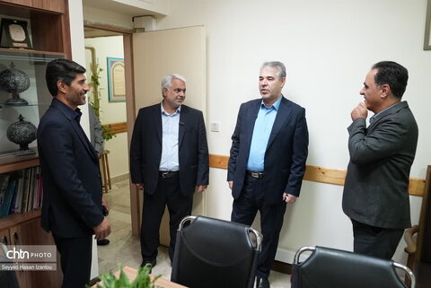 بازدید دکتر ندائی  از اداره کل خراسان رضوی و گفت‌وگوی صمیمانه با کارکنان میراث فرهنگی،گردشگری و صنایع دستی استان