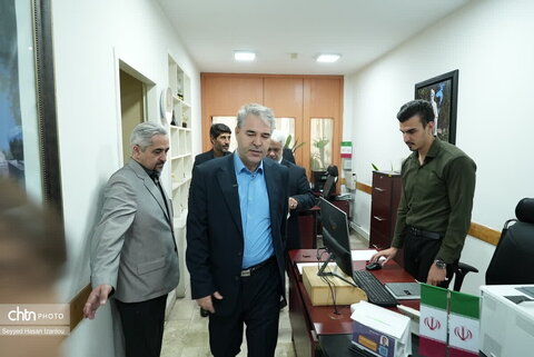 بازدید دکتر ندائی  از اداره کل خراسان رضوی و گفت‌وگوی صمیمانه با کارکنان میراث فرهنگی،گردشگری و صنایع دستی استان