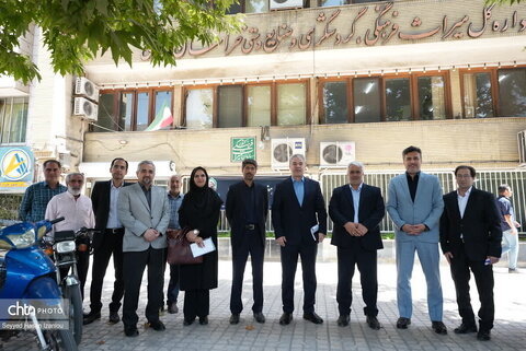 بازدید دکتر ندائی  از اداره کل خراسان رضوی و گفت‌وگوی صمیمانه با کارکنان میراث فرهنگی،گردشگری و صنایع دستی استان