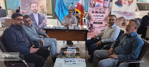 برپایی میز خدمت میراث‌فرهنگی کرمانشاه به مناسبت هفته دولت