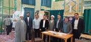برپایی میز خدمت میراث‌فرهنگی در نماز جمعه شهرستان گرمه