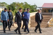 بازدید مدیرکل میراث‌فرهنگی قم از مجموعه ورزشی‌گردشگری طایقان با حضور استاندار