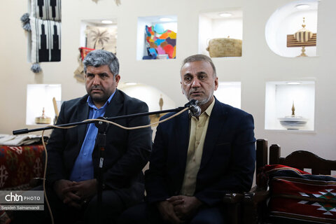 قاب‌هایی از شب سوم غرفه میراث‌فرهنگی خوزستان در نمایشگاه هفته دولت اهواز