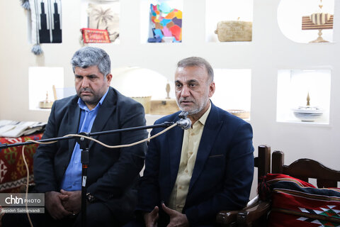 قاب‌هایی از شب سوم غرفه میراث‌فرهنگی خوزستان در نمایشگاه هفته دولت اهواز