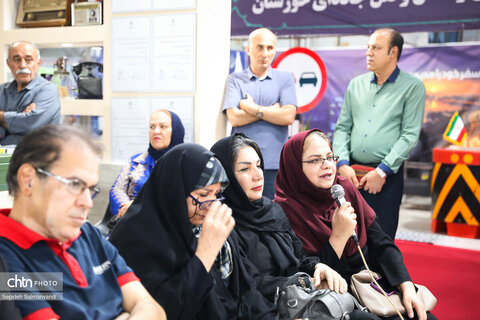 قاب‌هایی از شب سوم غرفه میراث‌فرهنگی خوزستان در نمایشگاه هفته دولت اهواز