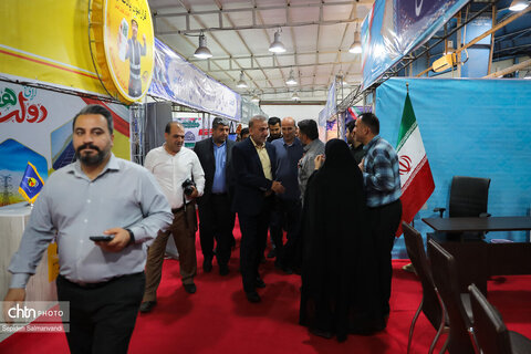 قاب‌هایی از شب سوم غرفه میراث‌فرهنگی خوزستان در نمایشگاه هفته دولت اهواز