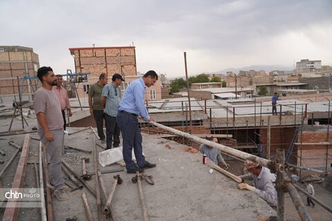 بازدید میدانی مدیرکل میراث‌فرهنگی آذربایجان غربی از پروژه شمس تبریزی خوی