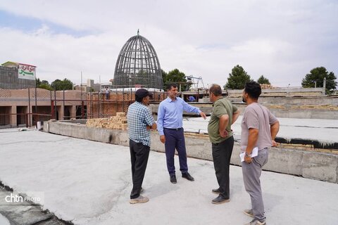 بازدید میدانی مدیرکل میراث‌فرهنگی آذربایجان غربی از پروژه شمس تبریزی خوی