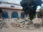 مرمت و حفاظت از مدرسه تاریخی علامه حائری بابل ادامه دارد