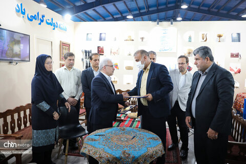 ایستگاه پایانی غرفه میراث‌فرهنگی خوزستان در نمایشگاه هفته دولت اهواز