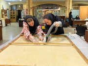 حفاظت، پایش ادواری و غبارروبی نقاشی‌های قهوه‌خانه‌ای در گروه پژوهشی هنرهای ملی 