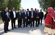 قائم‌مقام وزیر و معاون میراث‌فرهنگی کشور، وارد شیراز شد؛ افتتاح و بررسی چند طرح گردشگری و صنایع‌دستی در فارس