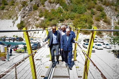 بازدید معاون گردشگری کشور از پروژه‌های هفته دولت در کلاردشت