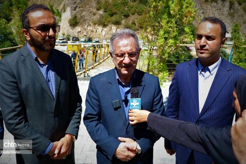 بازدید معاون گردشگری کشور از پروژه‌های هفته دولت در کلاردشت
