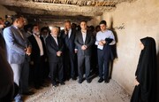 بازدید قائم‌مقام وزیر میراث فرهنگی کشور  از یادمان یاس کبود فتح‌آباد در استان فارس