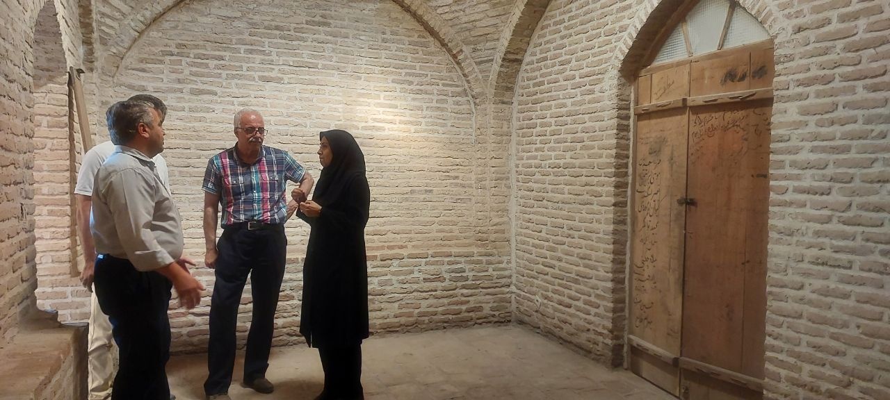 آغاز مرحله جدید مرمت کاروانسرای تاریخی محمدآباد/ بازدید مدیرکل میراثفرهنگی استان قزوین از روند اجرای پروژه