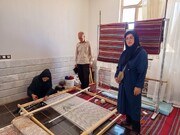بازدید کارشناسان میراث‌فرهنگی و اداره تعاون از کارگاه‌های صنایع‌دستی شهرستان قائنات